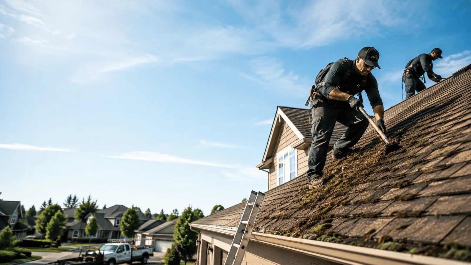 Roof Moss Removal in Manton, MI near me